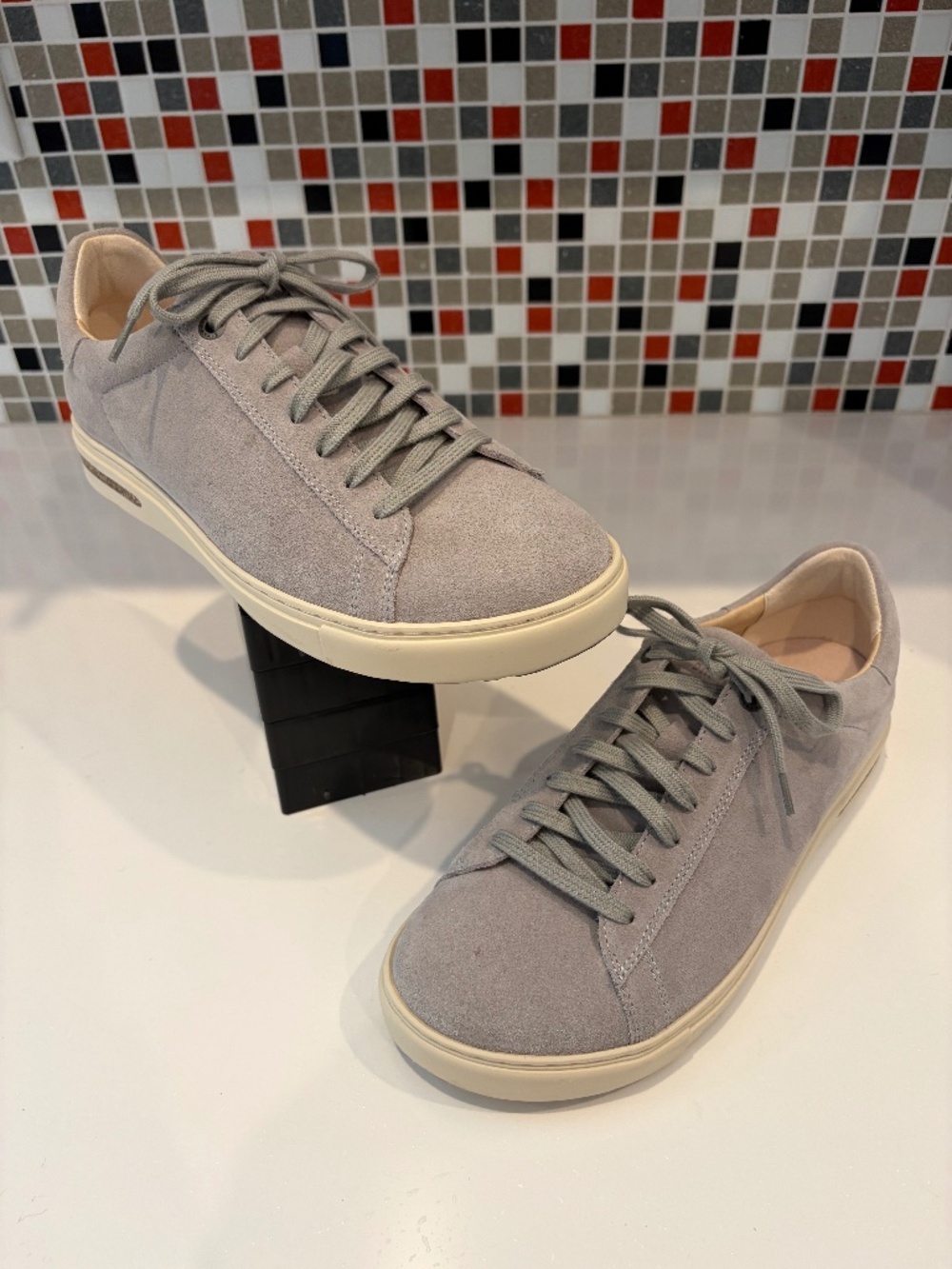 Birkenstock Bend Low Suede Leather Stone Coin - 40 EU (9 - 9.5 US)